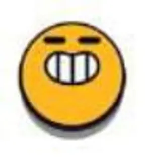 🌟 Emoji, Cartoon, Gesicht, Gelb telegram sticker