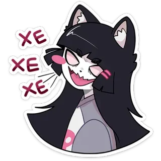 😅 XE
XE
XE ragazza gatto, anime, manga, cartone animato, carino, adesivo whatsapp sticker
