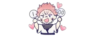 ✨ 1
00 Anime, Figur, Herzen, Cartoon, 100 telegram sticker