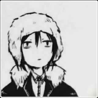 Ушанка telegram stickers