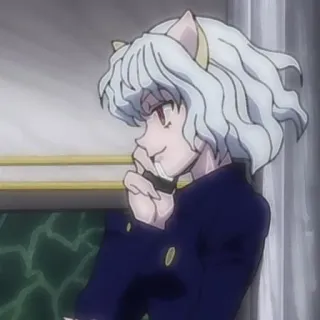 🧊 Neferpitou Hunter x Hunter anime, cat, ant, villain, hunter x hunter telegram sticker