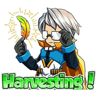 👬 Harvesting! thu hoạch, nhãn dán, hoạt hình, anime, trò chơi telegram sticker
