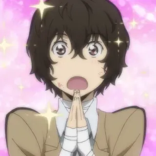 ✨ Dazai Osamu Bungou Stray Dogs Anime, Dazai Osamu, Bungou Stray Dogs, Manga, Charakter whatsapp sticker