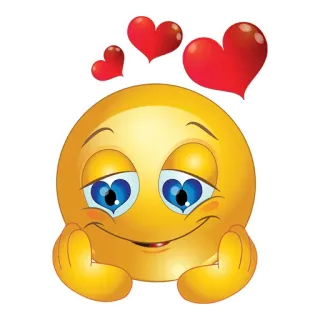 🥰 emoji, coeurs, amour, romantique, joyeux, mignon telegram sticker