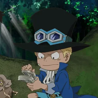 🔥 Sabo One Piece Anime, Sabo, One Piece, Personagem, Desenho animado telegram sticker