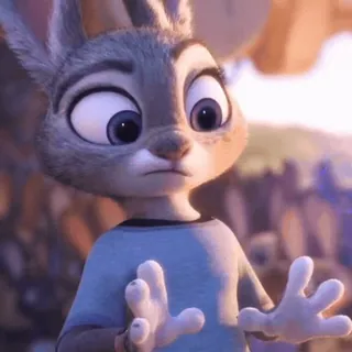π Judy Hopps Zootopia bunny, rabbit, zootopia, judy hopps, disney, cartoon telegram sticker