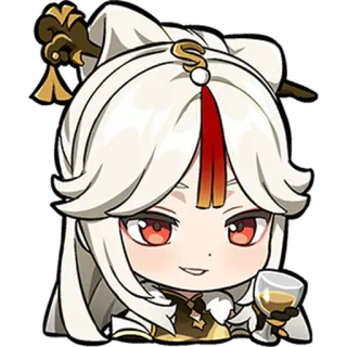 🥂 Ningguang Genshin Impact Genshin Impact, Ningguang, Videospiel, Charakter, Anime, Waifu, Sticker whatsapp sticker