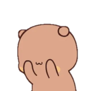 🧸 Cartoon, Bär, Süß, Tier, Aufkleber whatsapp sticker