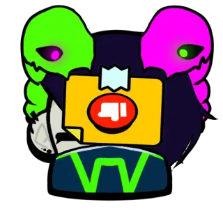 муж насти. | @brawlstars_mommy telegram stickers