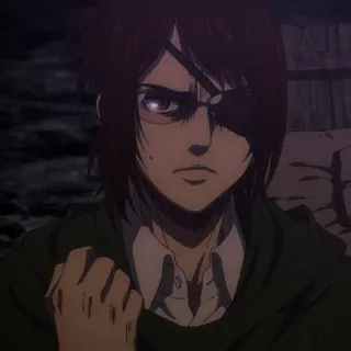 ⚔️ Hange Zoe Attack on Titan anime, attack on titan, hange zoe, scientist, survey corps telegram sticker