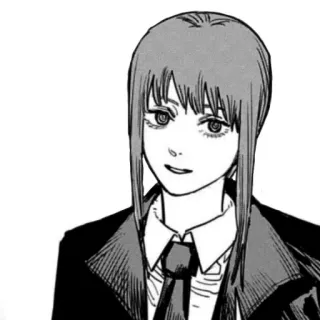 😀 Makima Chainsaw Man anime, manga, chainsaw man, makima, character telegram sticker