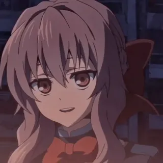 ☂ Shinoa Hiiragi Owari no Seraph อนิเมะ, ผู้หญิง, ชิโนอะ ฮิ이라กิ, น่ารัก, ตัวละคร, Owari no Seraph telegram sticker