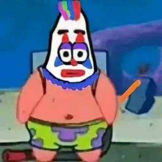 🤡 Patrick Star SpongeBob SquarePants telegram sticker