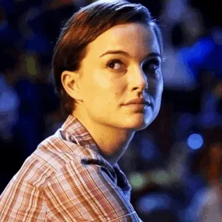 ✨ Natalie Portman atriz, celebridade, retrato, mulher telegram sticker