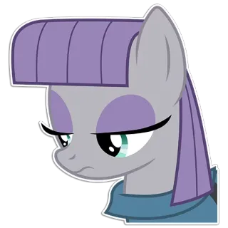 😔 Marble Pie My Little Pony Pônei, Desenho animado, Cavalo, Fofo, Animado, Série de TV whatsapp sticker