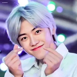 🧺 K-Pop, Sänger, Promi, Idol, Asiatisch, Porträt whatsapp sticker