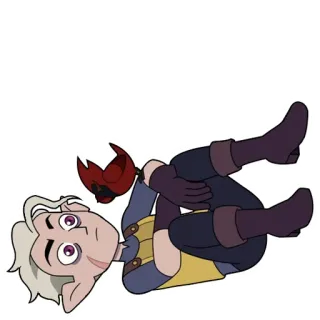 😦 Hunter The Owl House Dibujos animados, Animación, Fantasía, Magia, Amistad, The Owl House, Hunter, Guardia Dorada telegram sticker