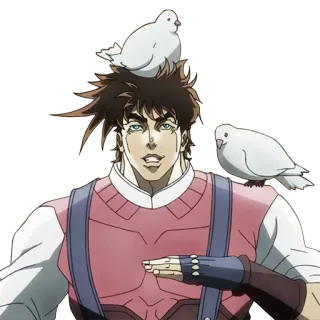 Jojo season one by @ssauce telegram stickers