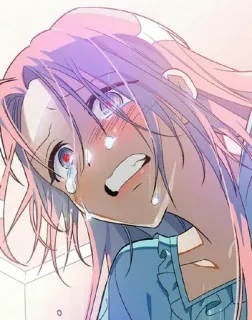 😭 crying, sad, tears, anime, manga, cartoon, emotional telegram sticker