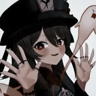 🌟 Hu Tao Genshin Impact anime, genshin impact, hu tao, ghost, character, video game telegram sticker