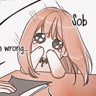 🦔 Sob
I'm wrong... płacz, smutny, emocjonalny, kreskówka, anime, dziewczyna telegram sticker