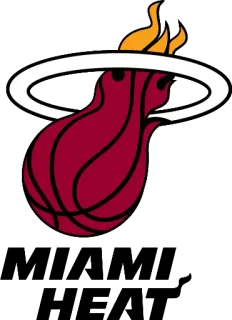 🏀 basket, logo, miami, heat, sport telegram sticker