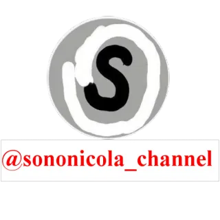 💿 @sononicola_channel Soziale Medien, Nutzername, Kanal, Konto whatsapp sticker