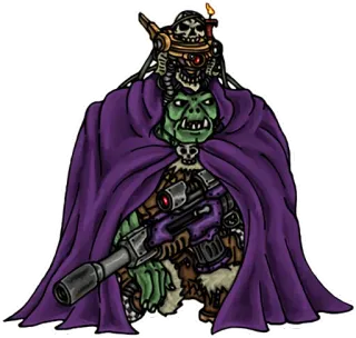 🥷 Орк, Warhammer 40k, Снайпер, Воин, Монстр, Фэнтези telegram sticker