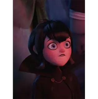 😨 Mavis Dracula Hotel Transylvania мультфильм, вампир, фильм, Мэвис, Монстры на каникулах, персонаж telegram sticker