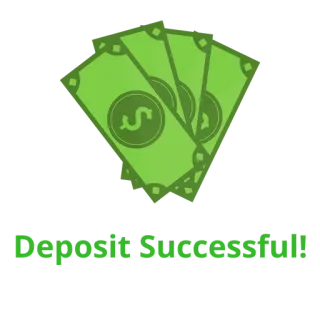 🤑 Deposit Successful! dinheiro, depósito, sucesso, finanças, moeda, dólar telegram sticker