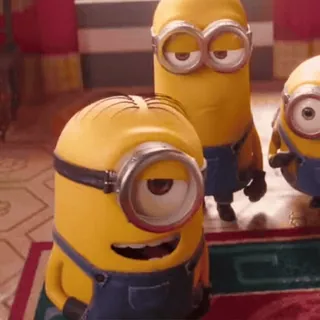 😙 Minion Despicable Me Dibujos animados, Amarillo, Divertido, Película, Animado, Un ojo telegram sticker