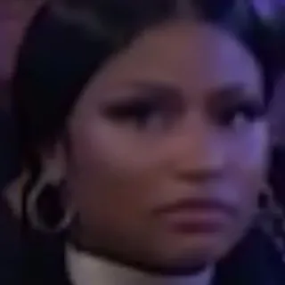 🥀 Nicki Minaj Nicki Minaj, cantora, rapper, celebridade, música telegram sticker