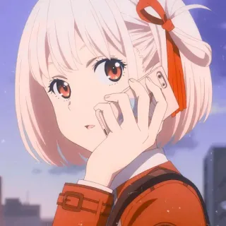 👾 Anime, Ragazza, Telefono, Carino, Personaggio telegram sticker