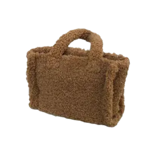🧚 tote bag, teddy bear, bag, brown, accessory, shopping bag telegram sticker