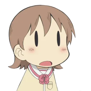 😧 Anime, Kreskówka, Dziewczyna, Postać, Słodki, Naklejka telegram sticker