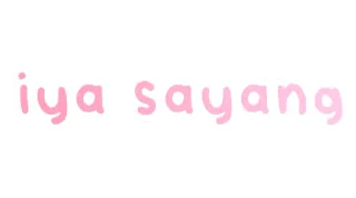 💜 Iya sayang fofo, amor, carinhoso, texto, saudação, frase telegram sticker