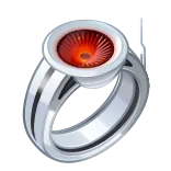 🎁 bague, bijou, argent, rouge, mode, accessoire whatsapp sticker