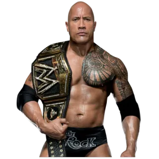 😀 The Rock Catch, Champion, Musclé, Athlète, Acteur telegram sticker