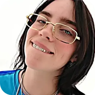 😏 Billie Eilish telegram sticker