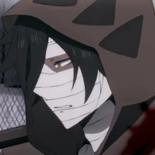 🦇 Isaac Foster Angels of Death Anime, Manga, Isaac Foster, Zack, Angels of Death, Horor, Karakter telegram sticker