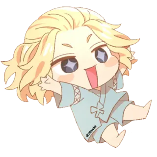 🤩 @Hawks Anime, Chibi, Dễ thương, Hoạt hình, Kawaii telegram sticker