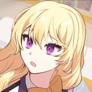 🥡 Anime, Mangá, Desenho animado, Mulher, Garota, Retrato, Rosto telegram sticker