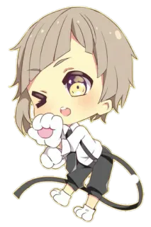 😉 Anime, Chibi, Fofo, Desenho animado, Mangá telegram sticker