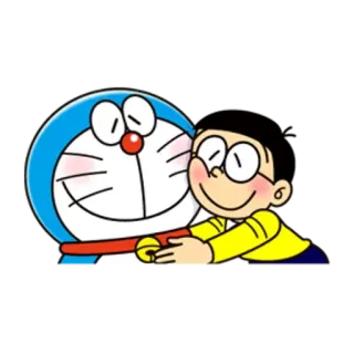 ☺️ Doraemon Anime, Cartoon, Roboterkatze, Nobita telegram sticker