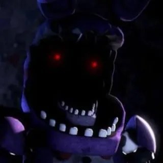 🌟 Bonnie Five Nights at Freddy's Five Nights at Freddy's, Bonnie, animatronique, jeu d'horreur, effrayant, jeu vidéo whatsapp sticker