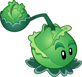 😈 Plants vs Zombies gioco, cartone animato, piante, cavolo, lanciatore whatsapp sticker