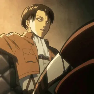 🖤 Levi Ackerman Attack on Titan Anime, Manga, Levi Ackerman, Attack on Titan, Personage, TV Serie telegram sticker