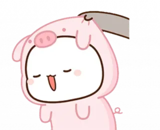 🐽 豚, かわいい, ステッカー, 漫画 whatsapp sticker
