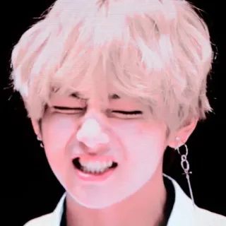 🐙 V Kpop, BTS, V, Piosenkarz, Idol, Koreański telegram sticker