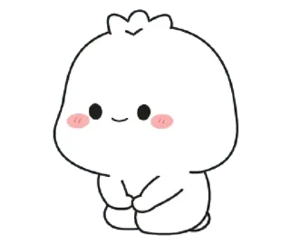 🙂 süß, kawaii, Cartoon, Blob, Figur, entzückend telegram sticker